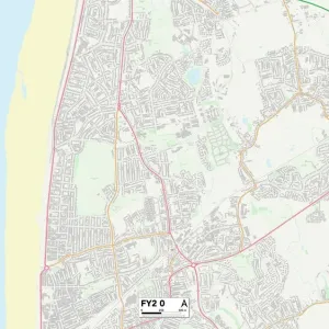 Blackpool FY2 0 Print Map Sector