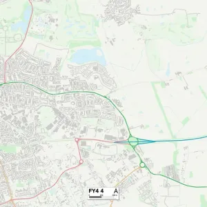 Blackpool FY4 4 Print Map