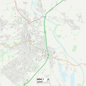 Ripon HG4 1 Carte.