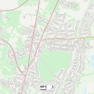 Epping Forest IG9 5 Print Map Epping Forest IG9 5 Print Map