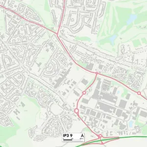 Ipswich IP3 9 Print Postcode Sector Map Ipswich IP3 9 Print Postcode Sector Map