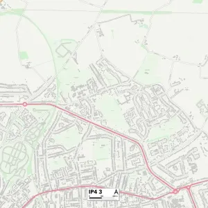 Ipswich IP4 3 Map Ipswich IP4 3 Map