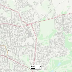 Ipswich IP4 5 Map Ipswich IP4 5 Map