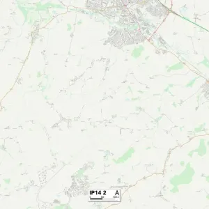 Mid Suffolk IP14 2 Print Map Sector Mid Suffolk IP14 2 Print Map Sector