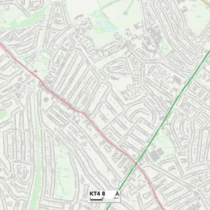 KT4 8 Print Map of Sutton Postcode Sector KT4 8 Print Map of Sutton Postcode Sector