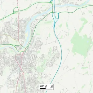 Lancaster LA1 3 Carte Lancaster LA1 3 Carte