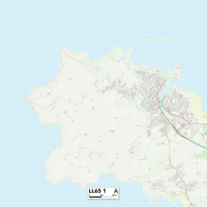 Anglesey LL65 1 Print Map Sector Anglesey LL65 1 Print Map Sector