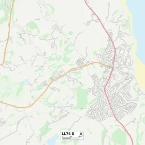 Anglesey LL74 8 Map