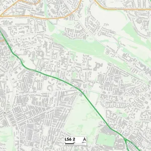 Leeds LS6 2 Postcode Sector Print Map Leeds LS6 2 Postcode Sector Print Map