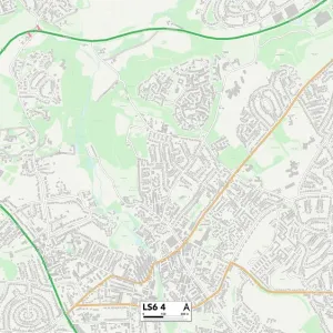 Leeds LS6 4 Print Map Postcode Sector Leeds LS6 4 Print Map Postcode Sector