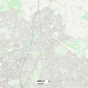 Gedling NG3 5 Print Map Sector Gedling NG3 5 Print Map Sector