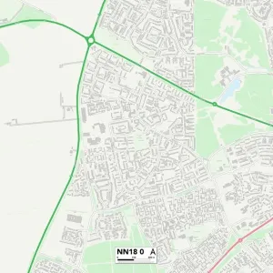 Corby NN18 0 Print Map Corby NN18 0 Print Map