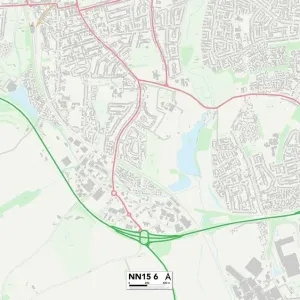 Prints of Postcode Sector Maps Prints: NN - Northampton