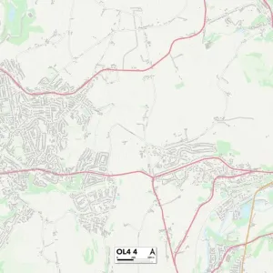 Oldham OL4 4 Map