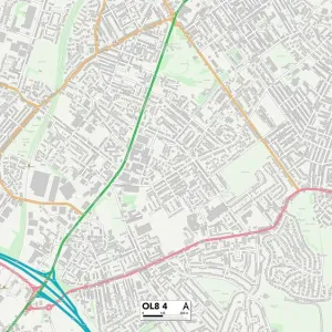 Oldham OL8 4 Print Map Sector Oldham OL8 4 Print Map Sector