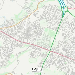 Oldham OL9 0 Map