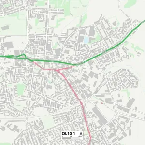 Rochdale OL10 1 Map