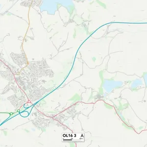 Rochdale OL16 3 Map
