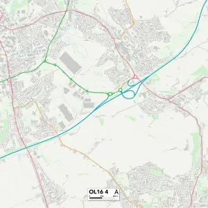 Rochdale OL16 4 Print Postcode Sector Map Rochdale OL16 4 Print Postcode Sector Map