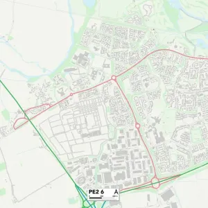 Peterborough PE2 6 Print Map Sector Map