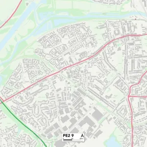 Peterborough PE2 9 Print Map Sector