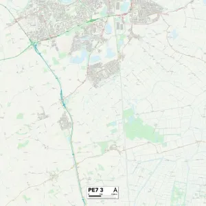 Peterborough PE7 3 Print Map Sector