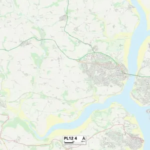 Cornwall PL12 4 Map