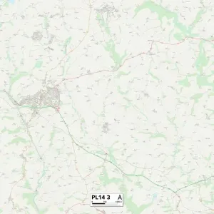 Cornovaglia PL14 3 Mappa Cornovaglia PL14 3 Mappa