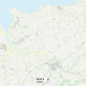 Cornovaglia PL27 6 Mappa Cornovaglia PL27 6 Mappa
