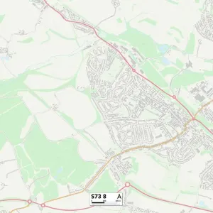 Barnsley S73 8 Print Map Sector Map Barnsley S73 8 Print Map Sector Map