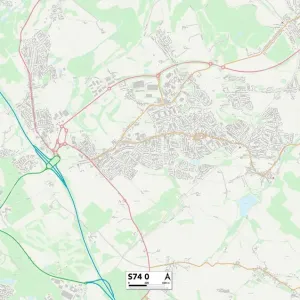 Barnsley S74 0 Print Map Sector Barnsley S74 0 Print Map Sector