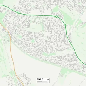 Stevenage SG2 8 Print Map Postcode Sector Stevenage SG2 8 Print Map Postcode Sector