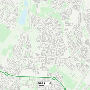 Stevenage SG2 9 Print Map Postcode Sector Stevenage SG2 9 Print Map Postcode Sector
