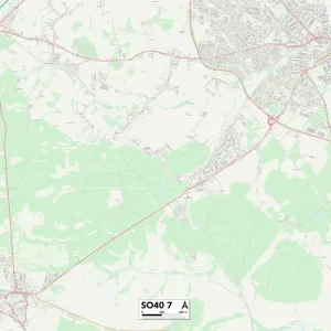 New Forest SO40 7 Map New Forest SO40 7 Map