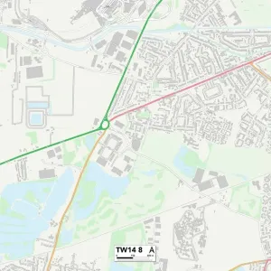 Hounslow TW14 8 Map