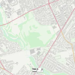 Hounslow TW4 5 Map