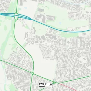 Hounslow TW5 9 Map