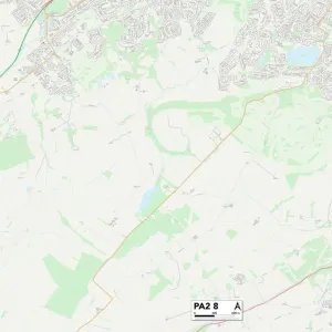 Postcode Sector Maps Wooden Jigsaw Puzzle Collection: PA - Paisley