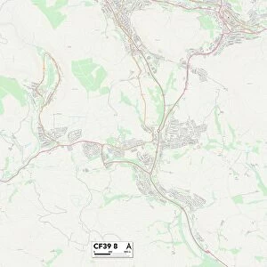Rhondda Cynon Taf CF39 8 Map