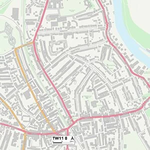 Richmond upon Thames TW11 8 Map