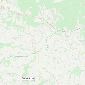 Postcode Sector Maps Wooden Jigsaw Puzzle Collection: DY - Dudley