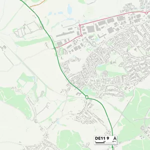 South Derbyshire DE11 9 Map