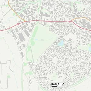 South Gloucestershire BS37 4 Map