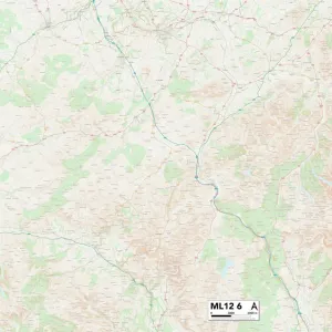 Postcode Sector Maps Wooden Jigsaw Puzzle Collection: ML - Motherwell