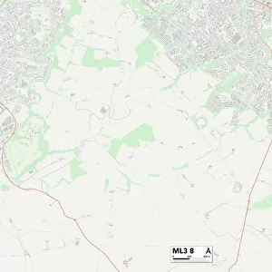 South Lanarkshire ML3 8 Map