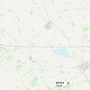 Staffordshire ST19 9 Map