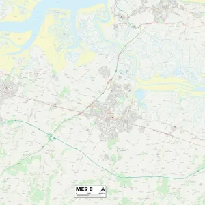 Postcode Sector Maps Wooden Jigsaw Puzzle Collection: ME - Rochester