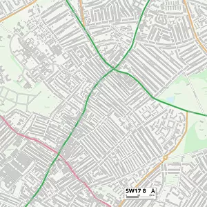 Wandsworth SW17 8 Map