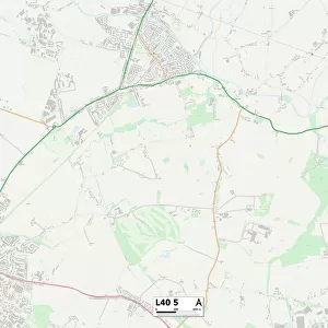 West Lancashire L40 5 Map