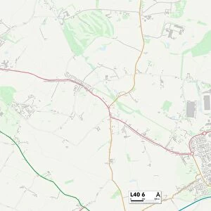 West Lancashire L40 6 Map